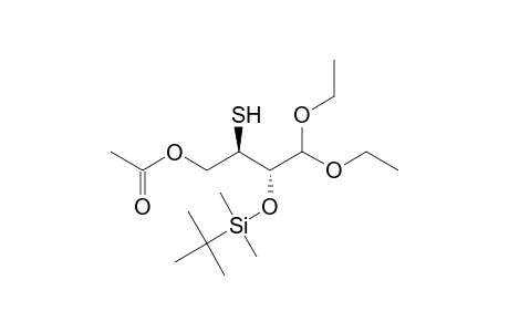 (2R,3S)-1-Acetoxy-4,4-Bis(ethoxy)-3-(tert-butyldimethylsilyl)oxybutane-2-thiol