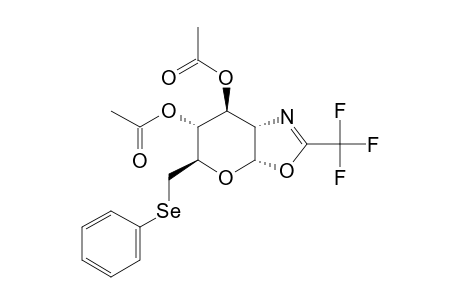 2-TRIFLUOROMETHYL-(3,4-DI-O-ACETYL-1,2,6-TRIDEOXY-6-PHENYLSELENO-ALPHA-D-GLUCOPYRANO)-[2,1-D]-2-OXAZOLINE