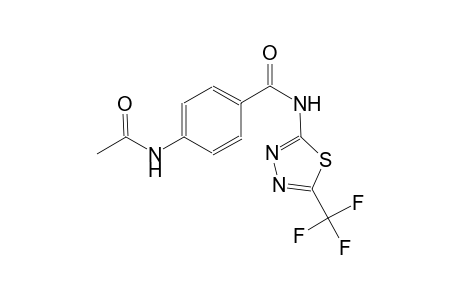 benzamide, 4-(acetylamino)-N-[5-(trifluoromethyl)-1,3,4-thiadiazol-2-yl]-