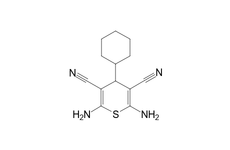 2,6-Diamino-4-cyclohexyl-4H-thiopyran-3,5-dicarbonitrile