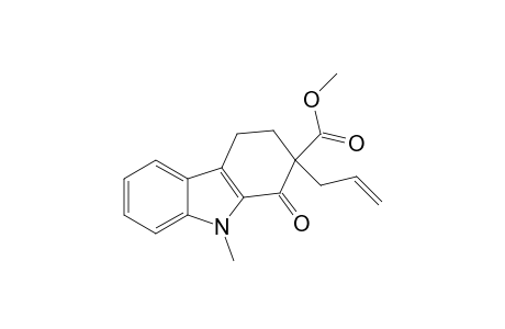 Methyl 2-allyl-9-methyl-1-oxo-2,3,4,9-tetrahydro-1H-carbazole-2-carboxylate
