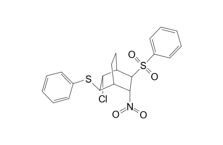 endo/exo-2-Chloro-6-nitro-5-(phenylsulfonyl)-3-phenylthiobicyclo[2.2.2]octane