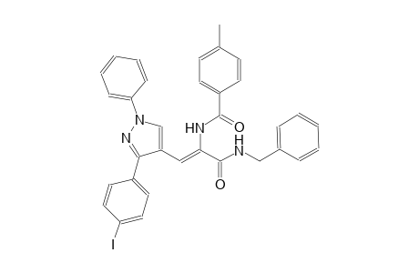N-{(Z)-1-[(benzylamino)carbonyl]-2-[3-(4-iodophenyl)-1-phenyl-1H-pyrazol-4-yl]ethenyl}-4-methylbenzamide