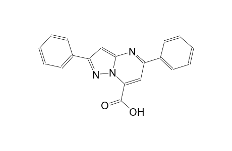 pyrazolo[1,5-a]pyrimidine-7-carboxylic acid, 2,5-diphenyl-