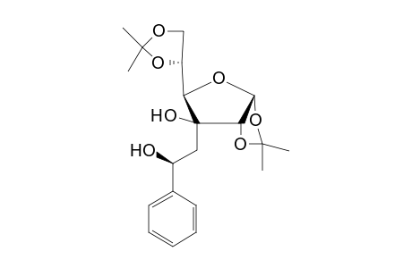 (2'S)-1,2;5,6-Di-O-isopropylidene-3-C-(2-hydroxy-2-phenylethyl)-.alpha.,D-glucofuranose