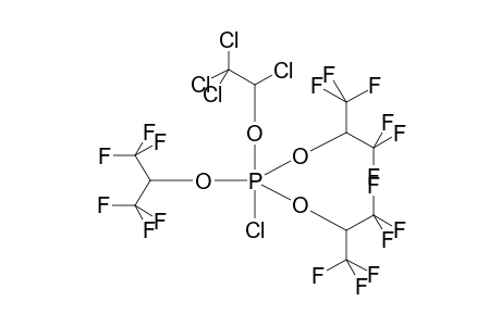 TRIS(1,1,1,3,3,3-HEXAFLUOROPROP-2-YLOXY)CHLORO(1,2,2,2-TETRACHLOROETHOXY)PHOSPHORANE