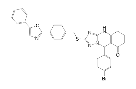 [1,2,4]triazolo[5,1-b]quinazolin-8(4H)-one, 9-(4-bromophenyl)-5,6,7,9-tetrahydro-2-[[[4-(5-phenyl-2-oxazolyl)phenyl]methyl]thio]-