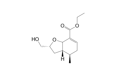 (2R,3aS,4R)-2-Hydroxymethyl-4-methyl-2,3,3a,4,5,7a-hexahydro-benzofuran-7-carboxylic acid ethyl ester