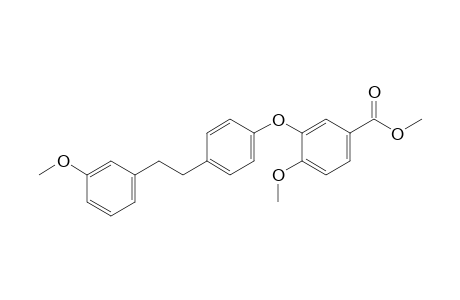 4-[2'-(3"-Methoxyphenyl)ethyl]-2'-methoxy-5'-(methoxycarbonyl)-diphenyl Ether