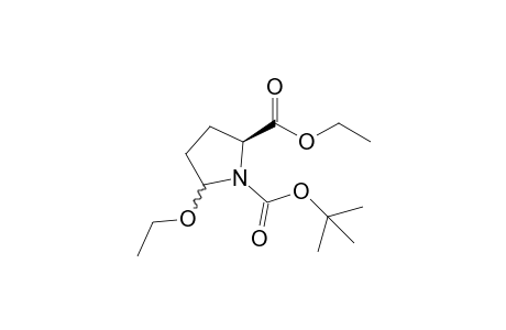(2S,5R/S)-1-(tert-Butoxycarbonyl-5-ethoxy)proline ethyl ester