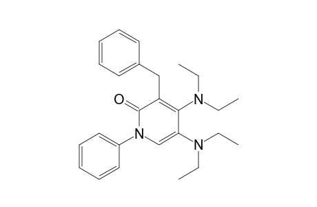 2(1H)-Pyridinone, 4,5-bis(diethylamino)-1-phenyl-3-(phenylmethyl)-