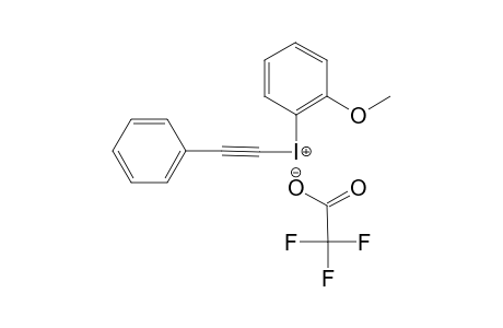 2-METHOXYPHENYL-(PHENYLETHYNYL)-IODONIUM-TRIFLUOROACETATE