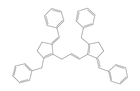 (E)-1,3-bis(2-phenylmethyl-5-phenylmethylene-1-cyclopentenyl)-propene