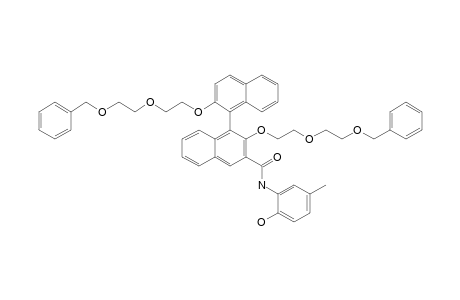 N-(2-HYDROXY-5-METHYLPHENYL)-2,2'-BIS-[2-[2-(PHENYLMETHOXY)-ETHOXY]-ETHOXY]-[1,1'-BINAPHTHALENE]-3-CARBOXAMIDE