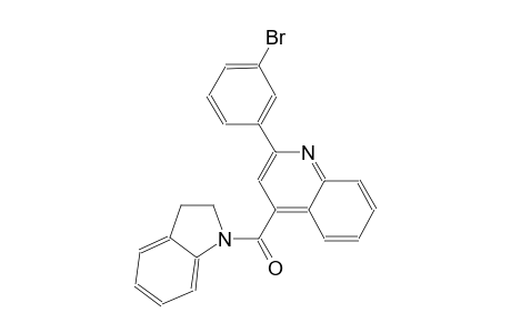 2-(3-bromophenyl)-4-(2,3-dihydro-1H-indol-1-ylcarbonyl)quinoline