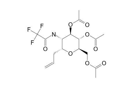 3-(3,4,6-TRI-O-ACETYL-2-DEOXY-2-TRIFLUOROACET-AMIDO-ALPHA-D-GLUCOPYRANOSYL)-1-PROPENE