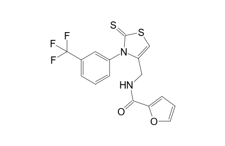 Furan-N-[2-thioxo-3-(3-trifluormethylphenyl)-2,3-dihydrothiazol-4-ylmethyl]-2-carboxamide