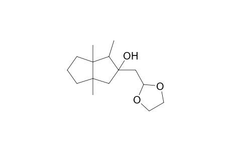 (1RS,2RS,5RS)-3-(1,3-Dioxolan-2-yl)methyl-1,2,5-trimethylbicyclo[3.3.0]octan-3-ol