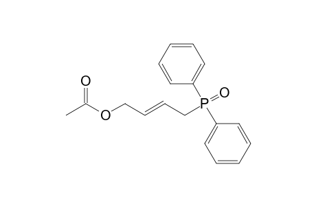 (E)-4-Diphenylphosphinoylbut-2-en-1-yl Acetate