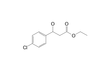 3-(4-chlorophenyl)-3-hydroxy-propionic acid ethyl ester