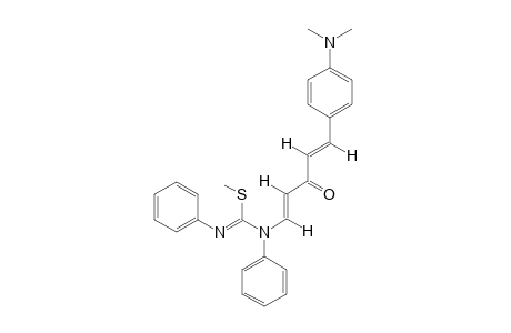 (E,E)-5-(4-DIMETHYLAMINO-PHENYL)-3-OXO-1,4-PENTADIENE-1-[(PHENYLIMINO-METHYLTHIO)-METHYL-PHENYL]-AMINE