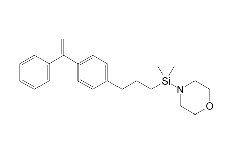 4-(Dimethyl{3-[4-(1-phenylvinyl)phenyl]propyl}silyl)morpholine