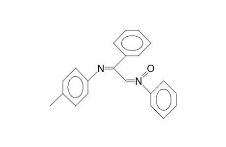 N-(B-[4-Tolylimino]-phenethylidene)-aniline N-oxide