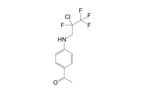 1-(4-((2-Chloro-2,3,3,3-tetrafluoropropyl)amino)phenyl)ethan-1-one