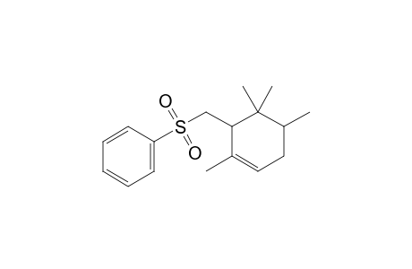 6-Epi-1,4.alpha.,5,5-tetramethyl-1.alpha.-[(phenylsulfonyl)-methyl]-cyclohexene