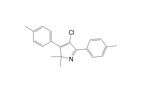 2H-Pyrrole, 4-chloro-2,2-dimethyl-3,5-bis(4-methylphenyl)-