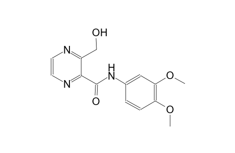 2-pyrazinecarboxamide, N-(3,4-dimethoxyphenyl)-3-(hydroxymethyl)-