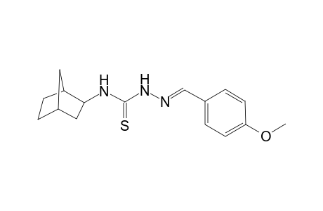 Benzaldehyde, 4-methoxy-, (4-bicyclo[2.2.1]hept-2-yl)thiosemicarbazone