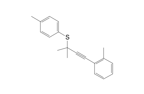 (2-Methyl-4-(o-tolyl)but-3-yn-2-yl) (p-tolyl) sulfide