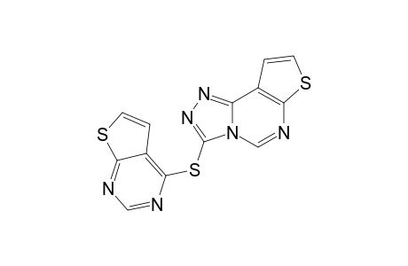 3-(Thieno[2,3-d]pyrimidin-4-ylthio)thieno[3,2-e][1,2,4]triazolo[4,3-c]pyrimidine