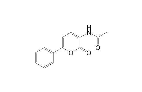 N-(2-Oxo-6-phenyl-2H-pyran-3-yl)acetamide