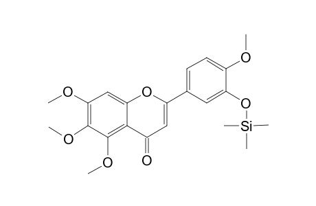 Eupatorin 5-methyl ether, mono-TMS