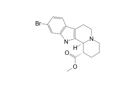 (1S,12bS)-10-bromo-1,2,3,4,6,7,12,12b-octahydropyrido[2,1-a]$b-carboline-1-carboxylic acid methyl ester