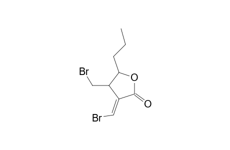 .alpha.(E)-(Bromomethylene)-.beta.-(bromomethyl)-.gamma.-propyl-.gamma.-butyrolactone