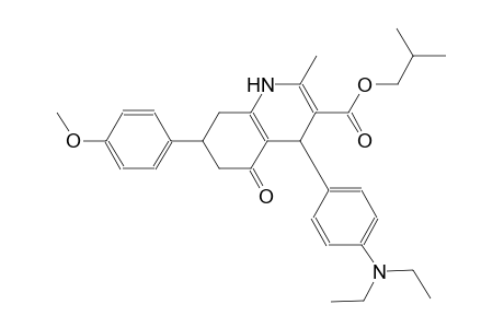 3-quinolinecarboxylic acid, 4-[4-(diethylamino)phenyl]-1,4,5,6,7,8-hexahydro-7-(4-methoxyphenyl)-2-methyl-5-oxo-, 2-methylpropyl ester