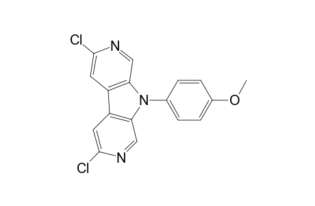 3,6-Dichloro-9-(4-methoxyphenyl)-2,7-diazacarbazole