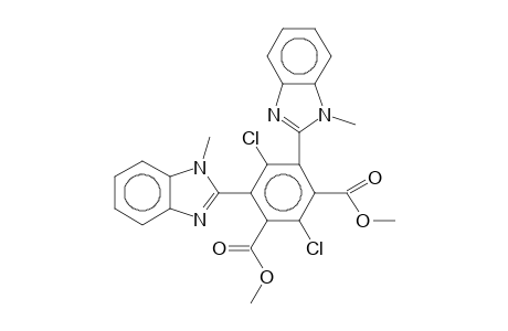 2,5-Dichloro-4,6-bis-(1-methyl-1H-benzoimidazol-2-yl)-isophthalic acid, dimethyl ester