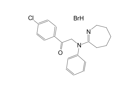1-(4-chlorophenyl)-2-(3,4,5,6-tetrahydro-2H-azepin-7-ylanilino)ethanone hydrobromide