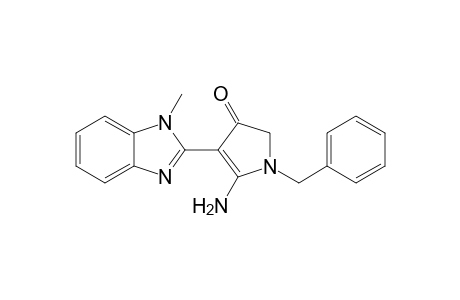 5-Amino-1-benzyl-4-(1-methyl-1H-benzimidazol-2-yl)-1,2-dihydro-3H-pyrrol-3-one