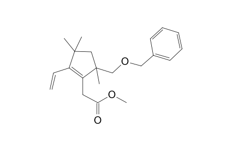 Methyl (5-Benzyloxymethyl-3,3,5-trimethyl-2-vinyl-1-cyclopentenyl]acetate