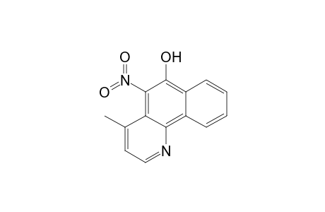 Benzo[h]quinolin-6-ol, 4-methyl-5-nitro-