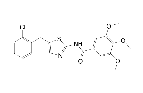 benzamide, N-[5-[(2-chlorophenyl)methyl]-2-thiazolyl]-3,4,5-trimethoxy-