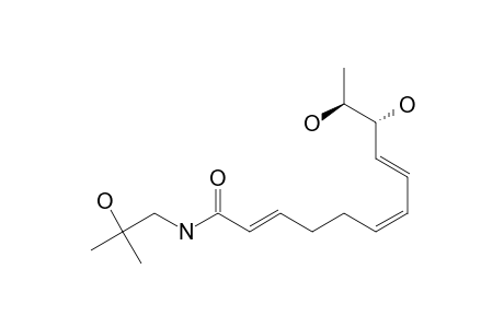 ZP-AMIDE-C;(10RS,11SR)-(2E,6Z,8E)-10,11-DIHYDROXY-N-(2-HYDROXY-2-METHYLPROPYL)-2,6,8-DODECATRIENAMIDE