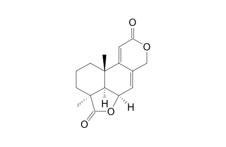 (3aS,5aR,10cR)-10b-(S)-Methyl-3a-methyl-1,2,3,3a,5a,7,10b,10c-octahydro-5,8-dioxa-acephenanthrylene-4,9-dione