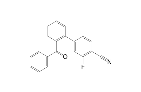 2'-benzoyl-3-fluoro-[1,1'-biphenyl]-4-carbonitrile