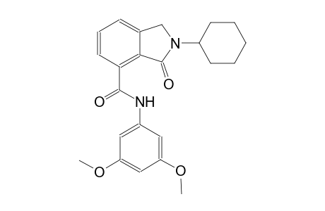 1H-isoindole-4-carboxamide, 2-cyclohexyl-N-(3,5-dimethoxyphenyl)-2,3-dihydro-3-oxo-